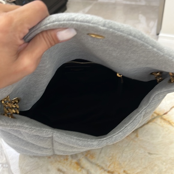 YSL med. Puffer chain Jersey bag - Picture 13 of 16